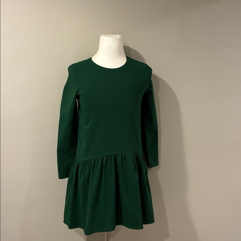 Zara Dark Green Casual Dress